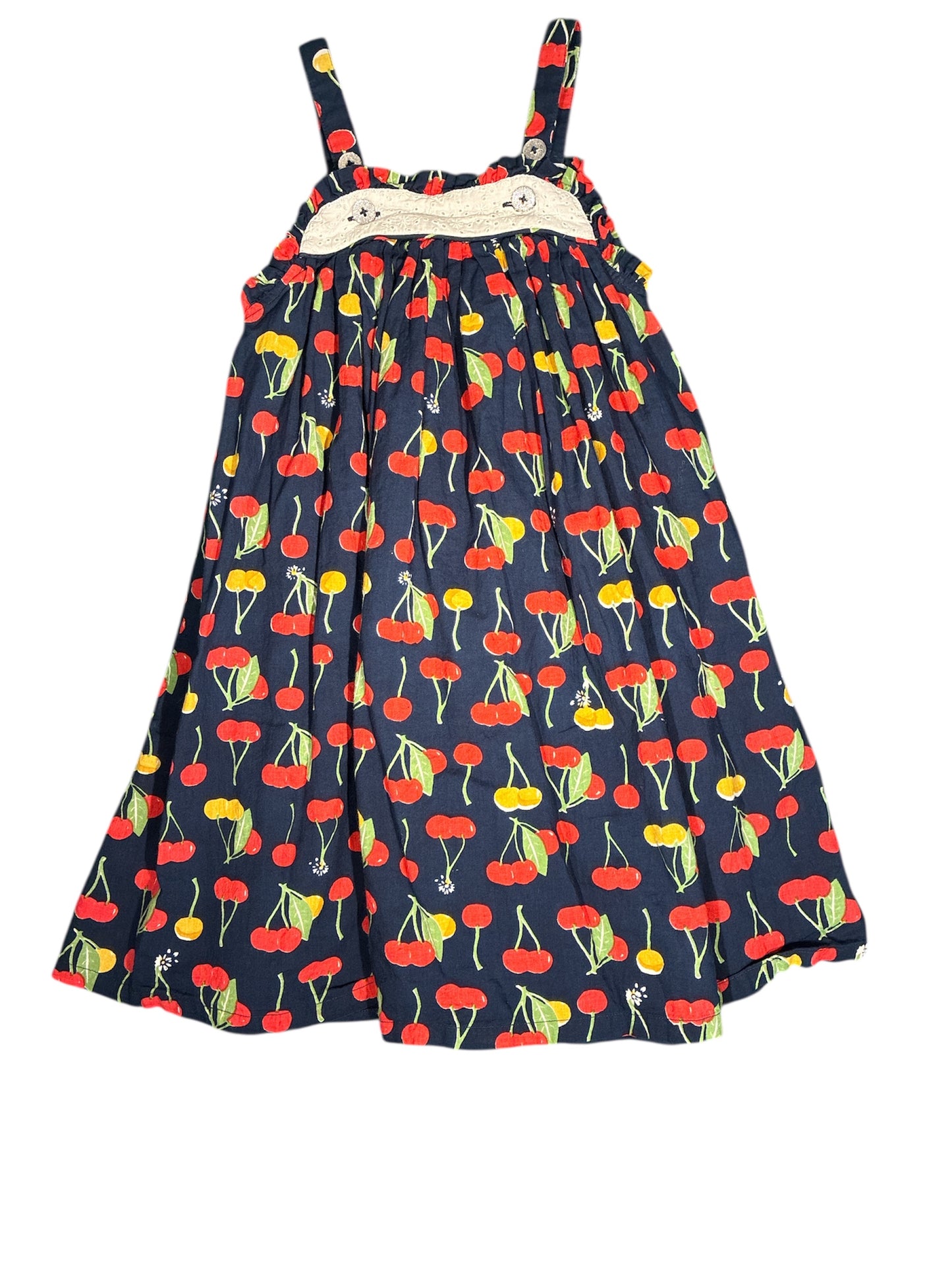 Pink Chicken Cherry Dress Kids Size 6 New w/No Label