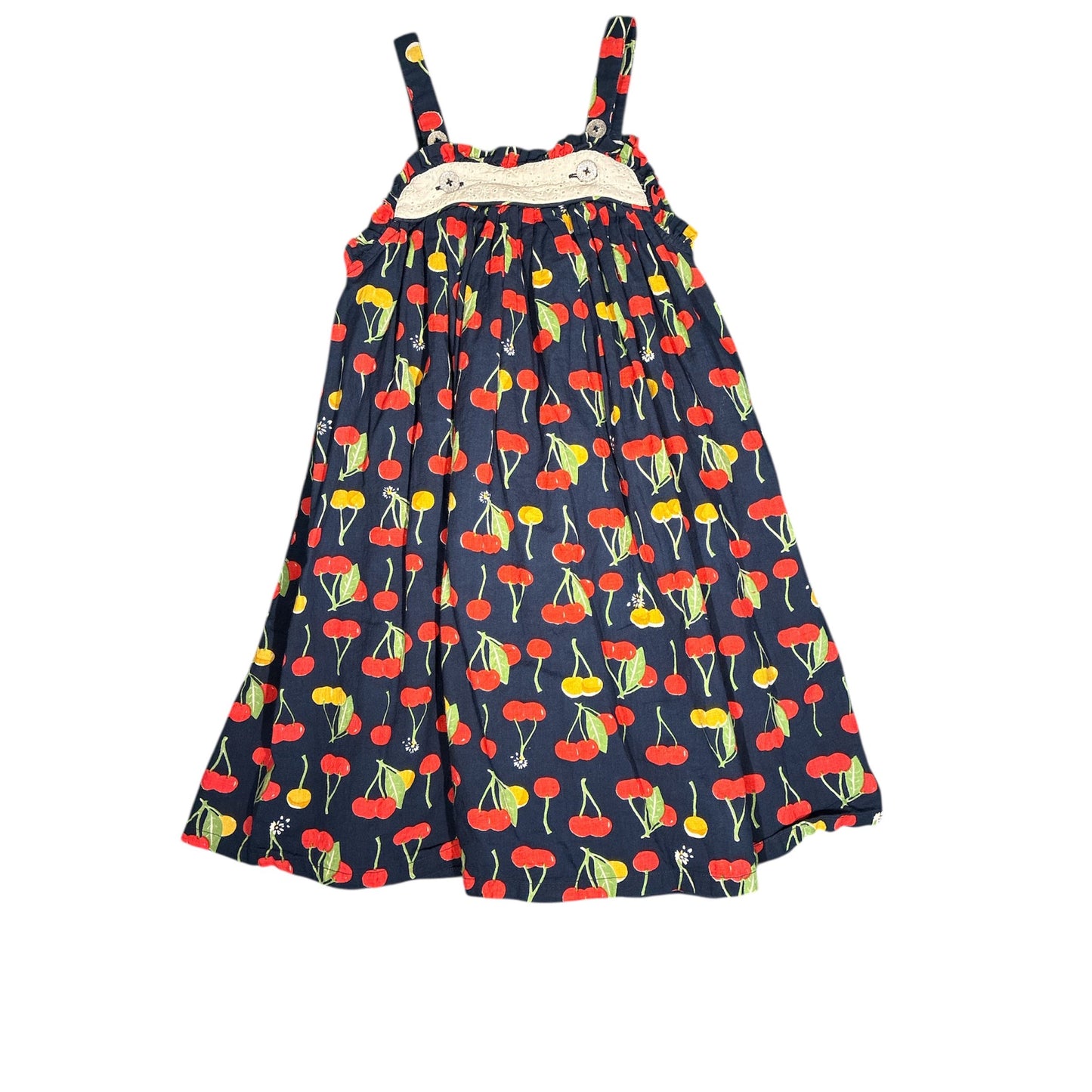Pink Chicken Cherry Dress Kids Size 6 New w/No Label