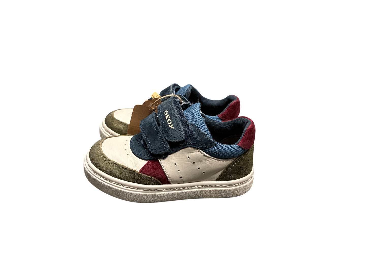 Geox Navy Blue Red Sneakers Size 22