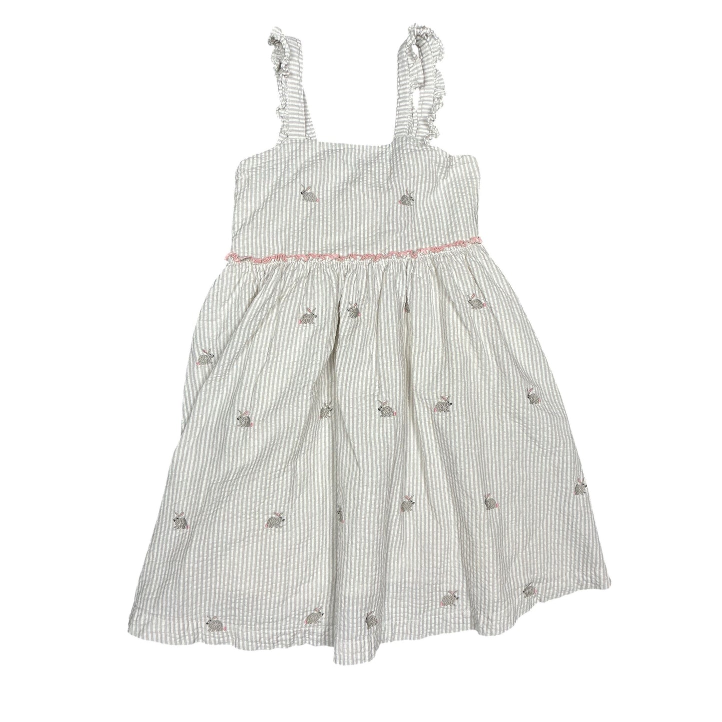 Pink Chicken Rabbit Dress Kids Size 7