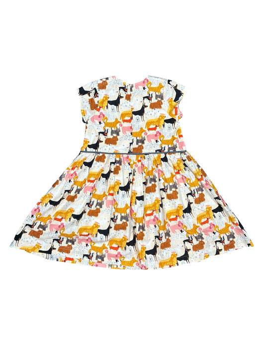 Pink Chicken Dog Dress Kids Size 7 New w/Tag