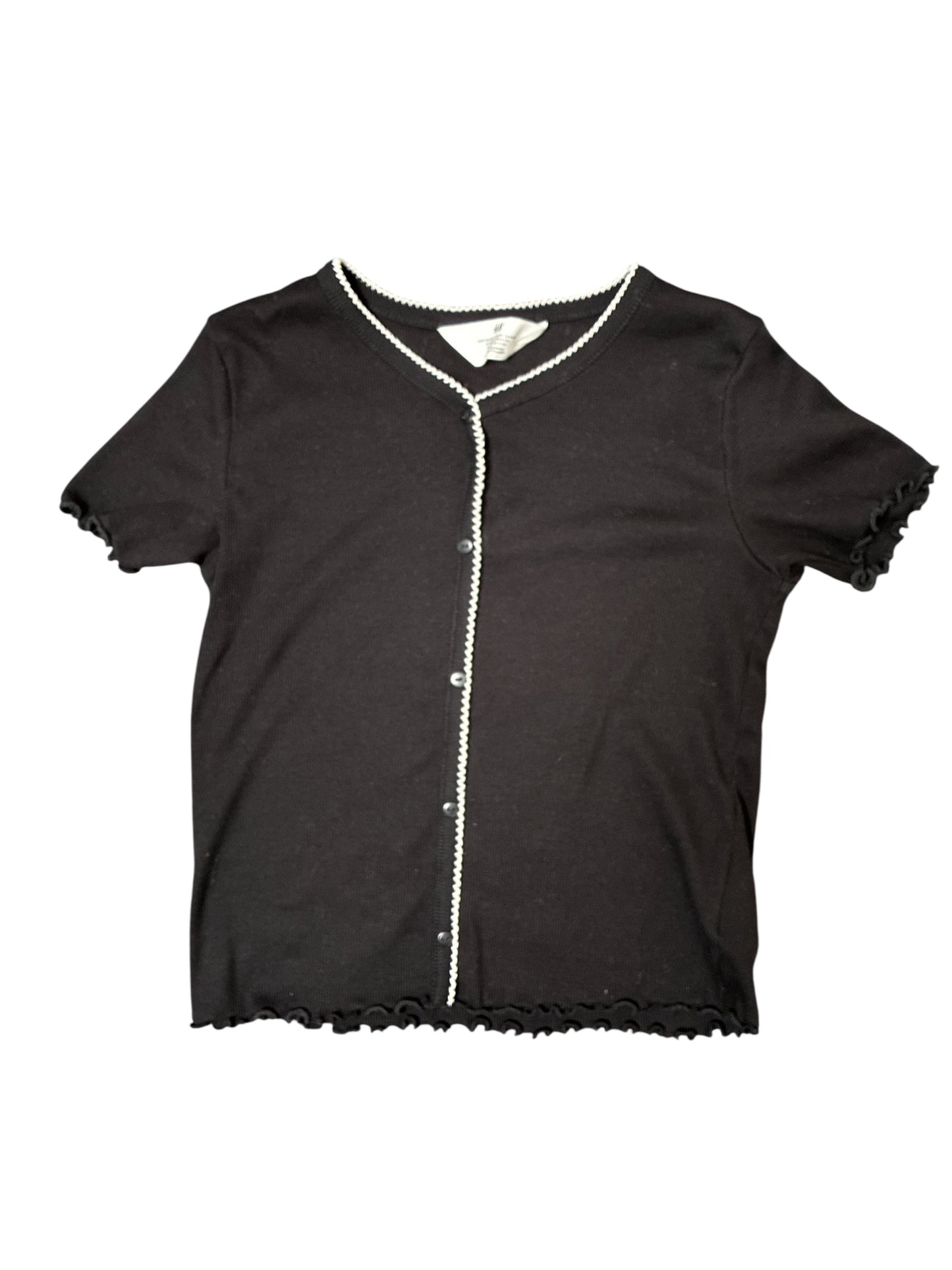 H&M Black Top Size 8-10