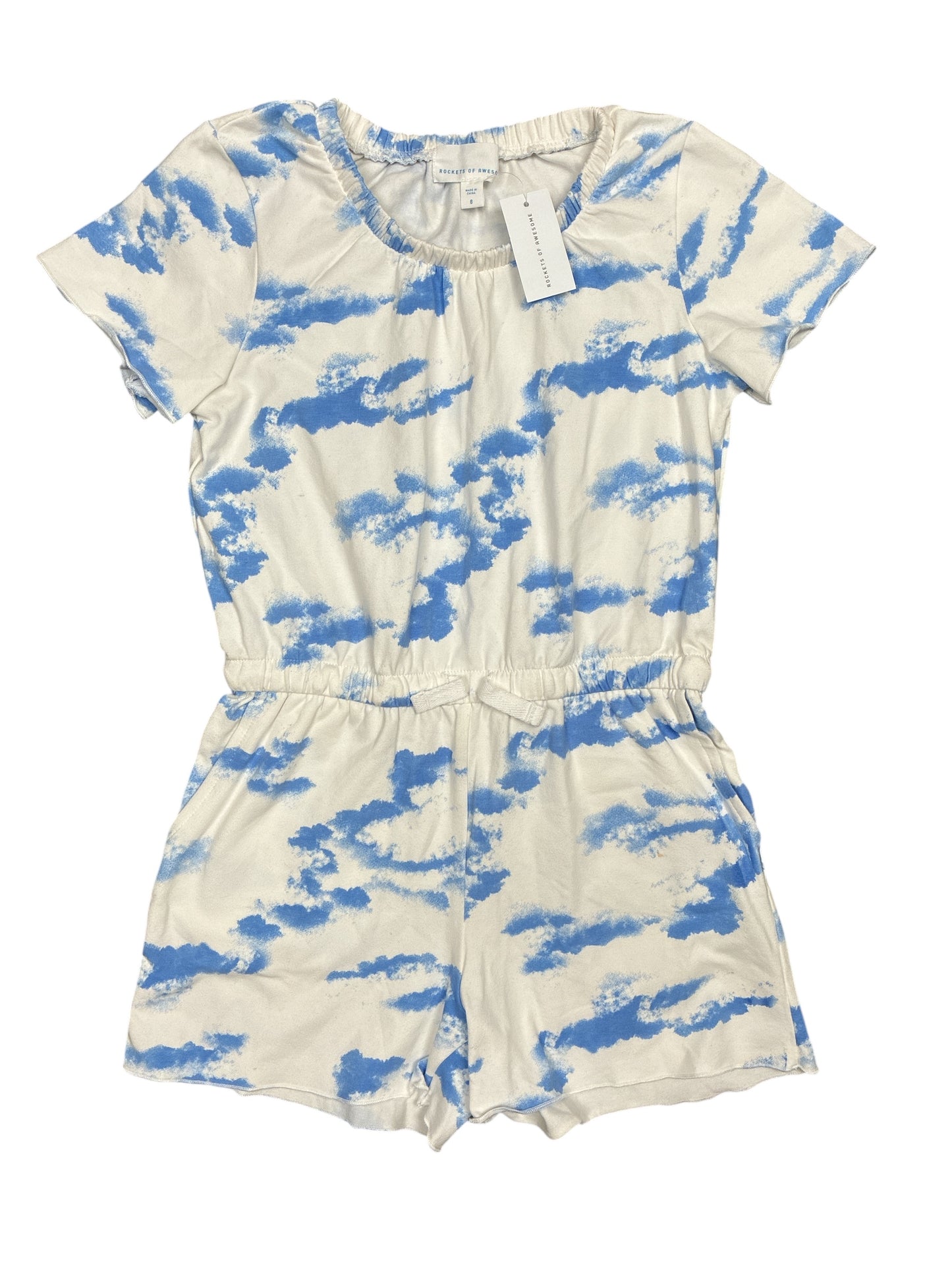 Rockets of Awesome Tie Dye Romper Size 8 New w/Tag