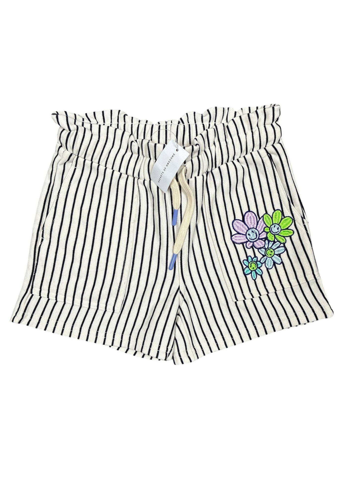 Rockets of Awesome Stripe Shorts Size 7 New w/Tag