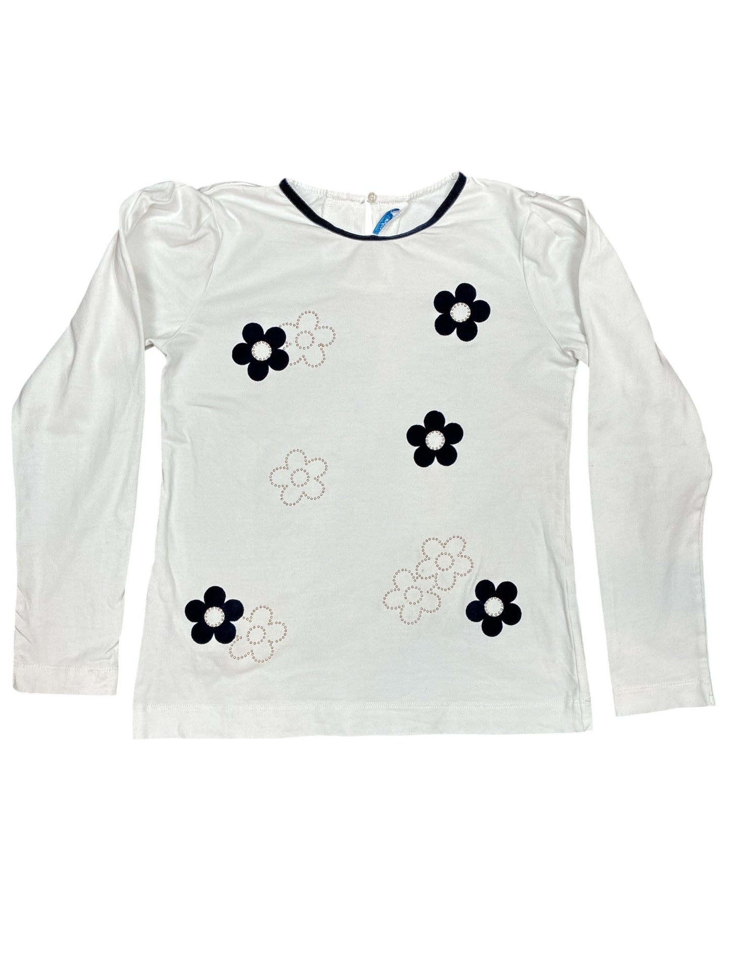 Mayoral Flower Long Sleeve T-Shirt Size 9