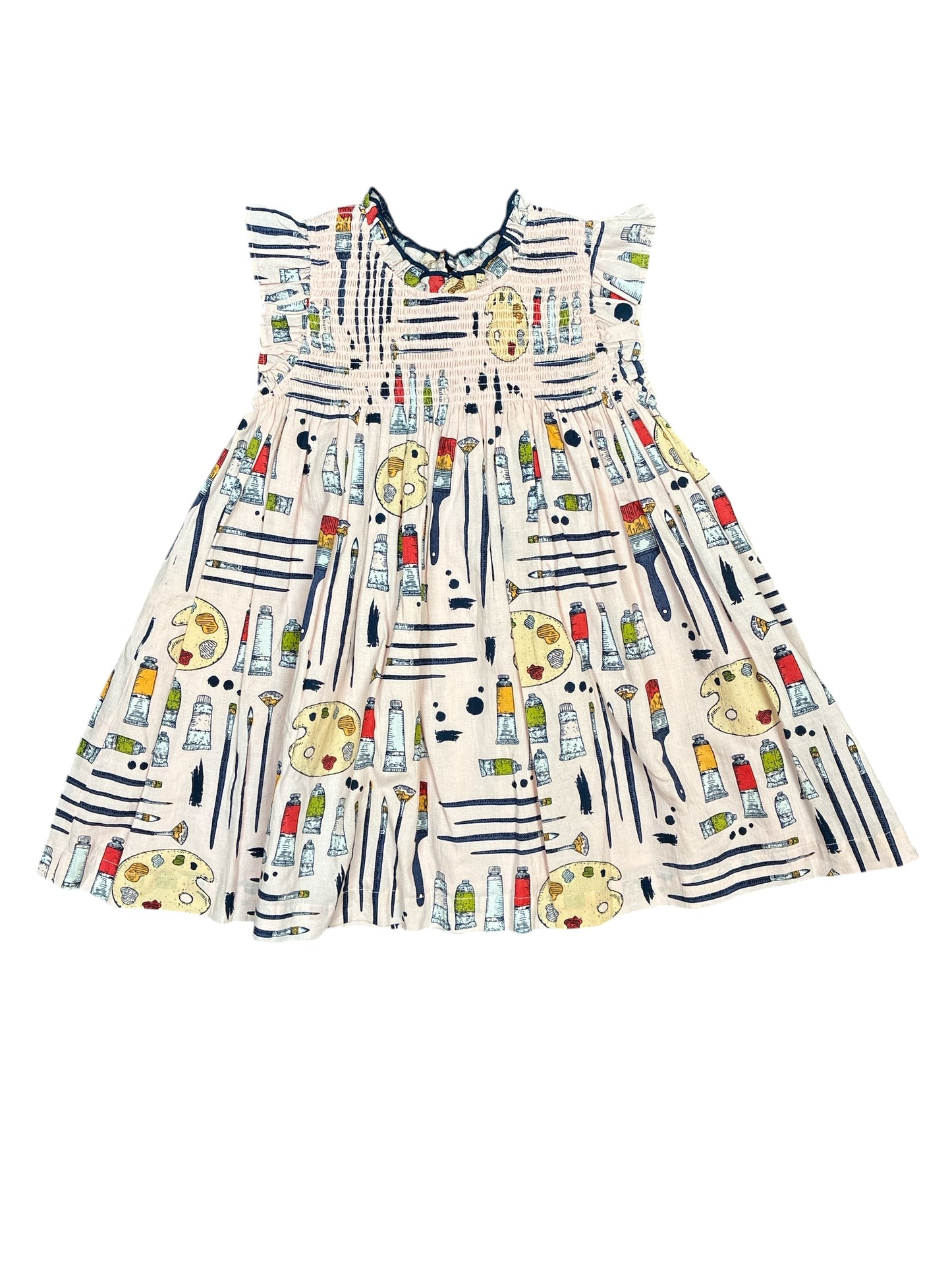 Pink Chicken Tiny Artist Dress Kids Size 2 New w/No Tag