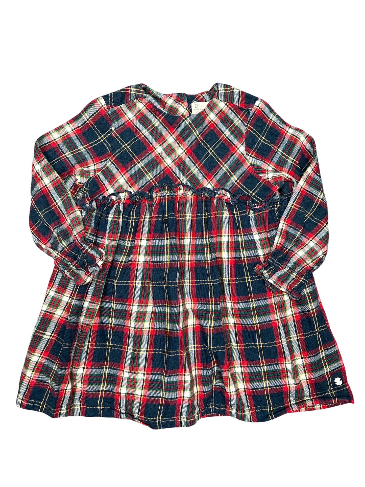 ZY Plaid Dress Size 3-4