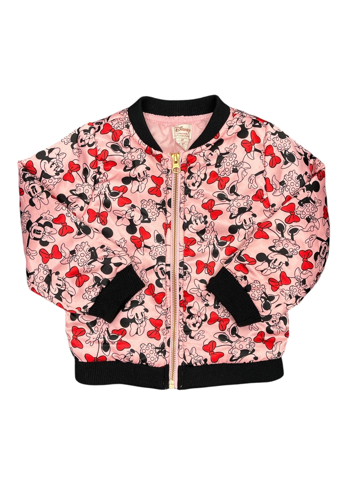 Disney Collection by Tutu Couture Bomber Jacket Size 3