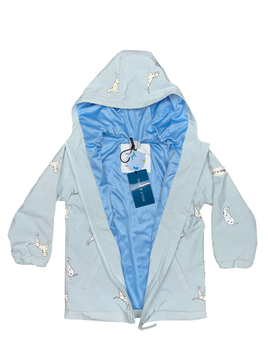 Holly & Beau Dalmatian Color Changing Raincoat Size 3-4 New w/Tag
