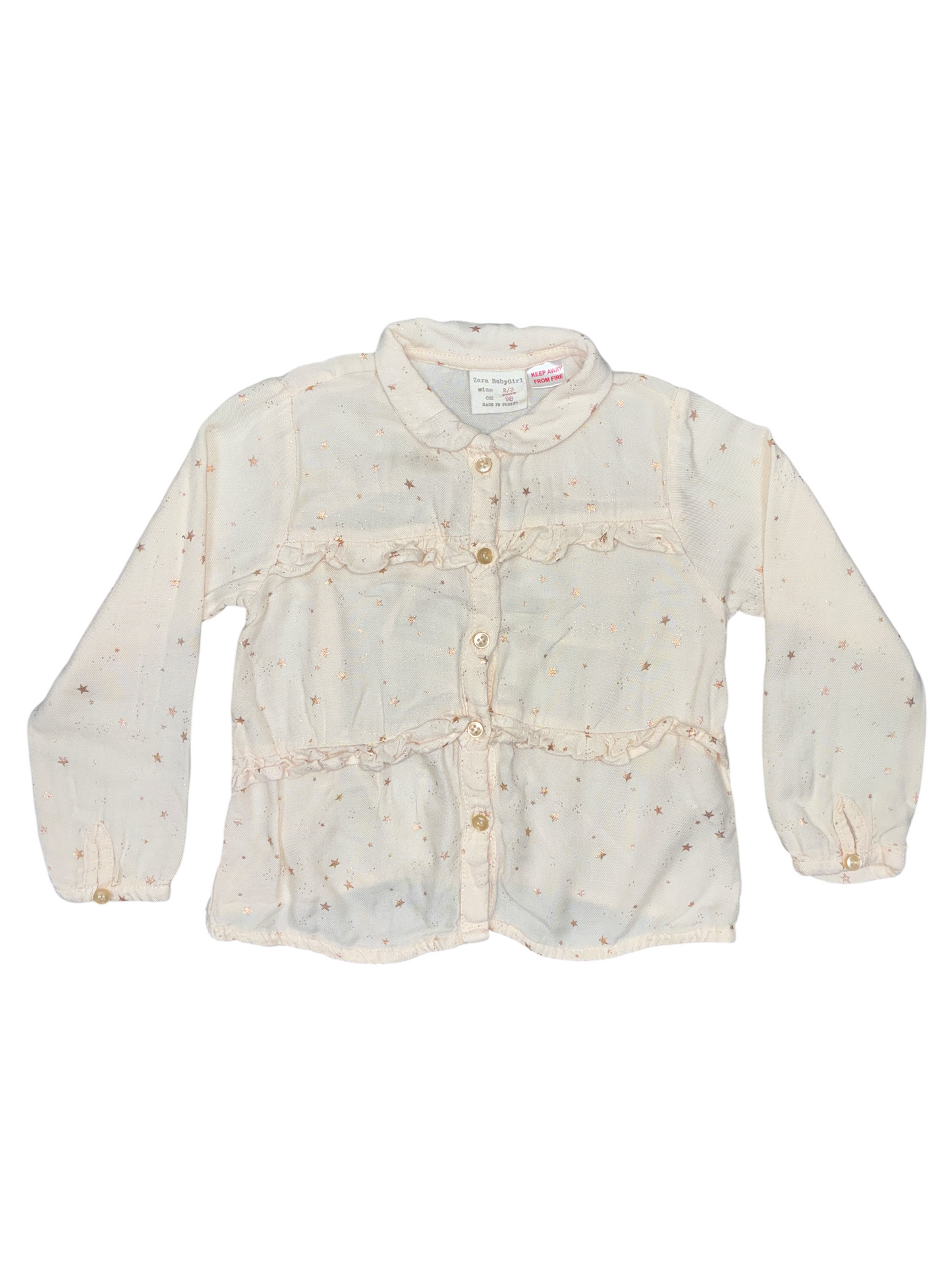 Zara Ivory Blouse Size 2-3