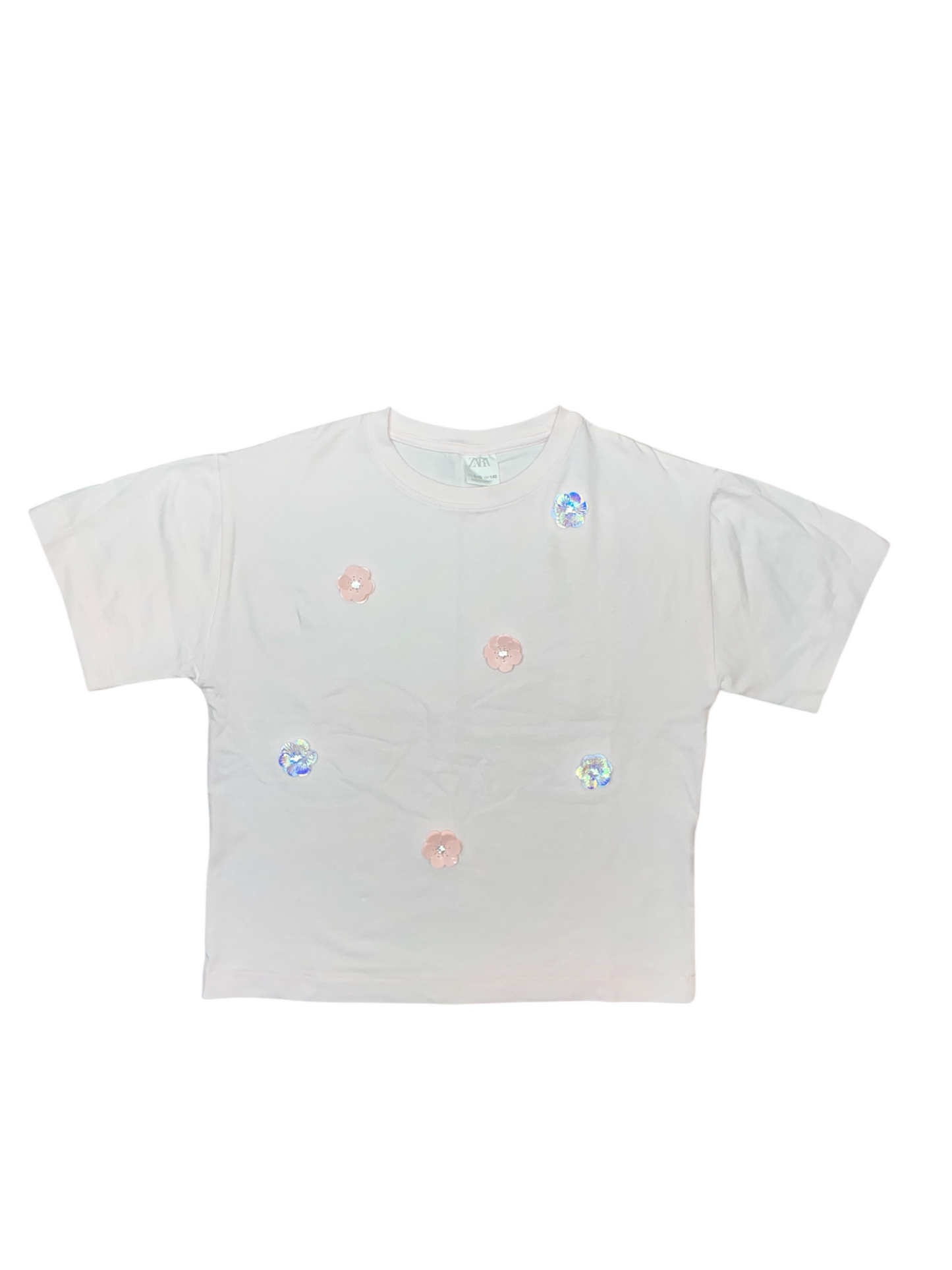 Zara Flower T-Shirt Size 9-10