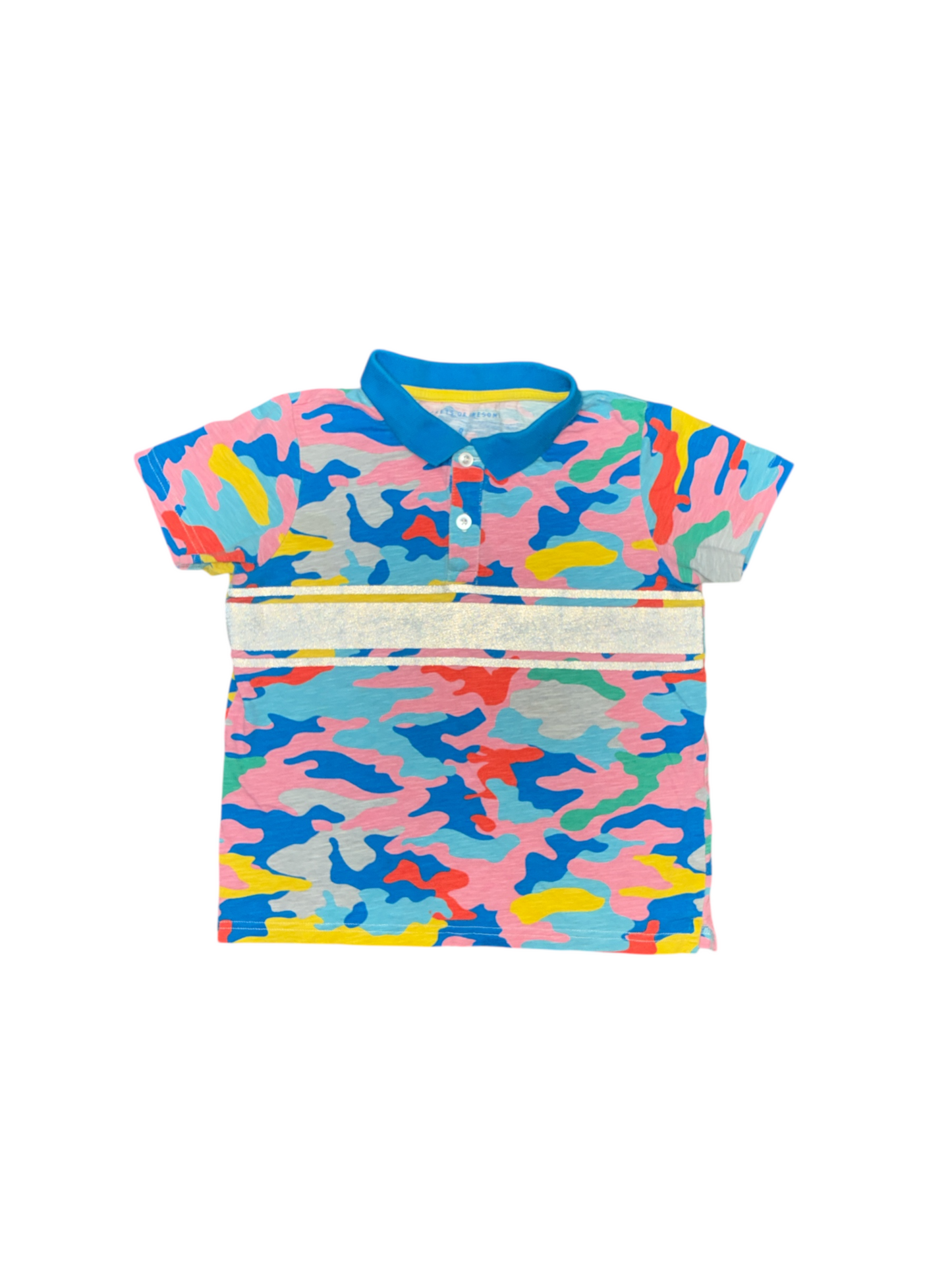 Rockets of Awesome Colorful Polo Shirt Size 8