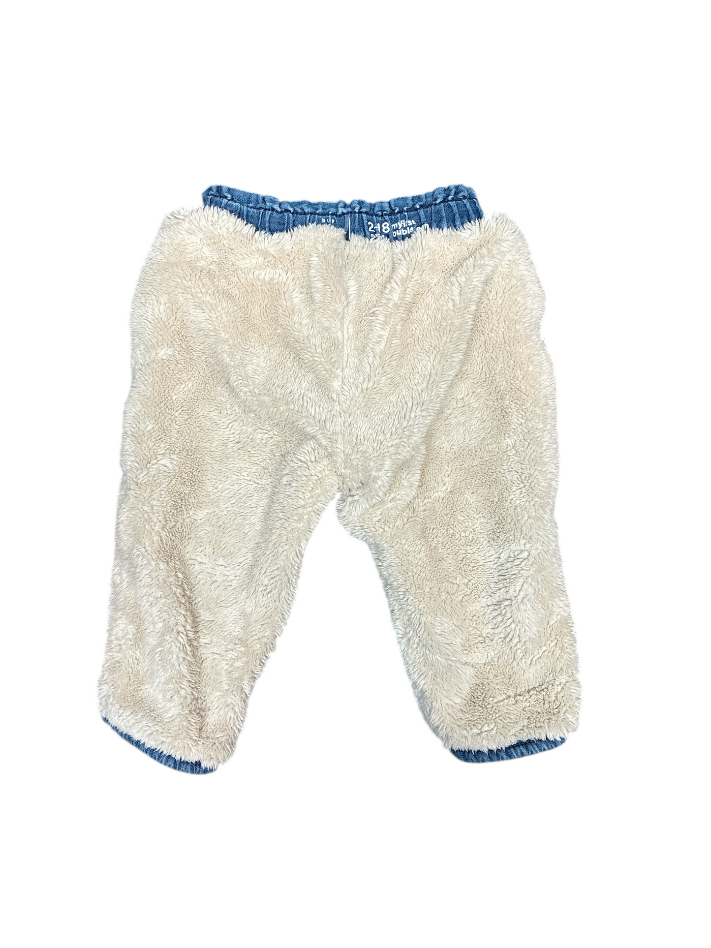 Gap Sherpa-Lined Pull-On Jeans Size 12-18 Months