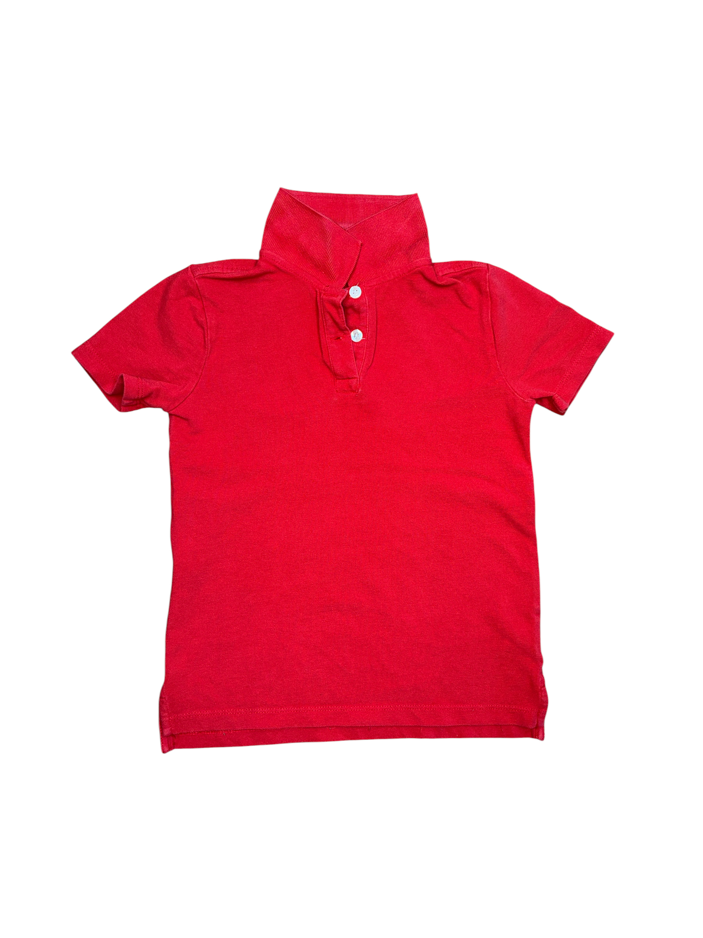 Crewcuts Red Polo Shirt Size 6-7