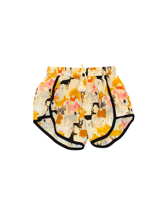 Pink Chicken Dog Shorts Size 7