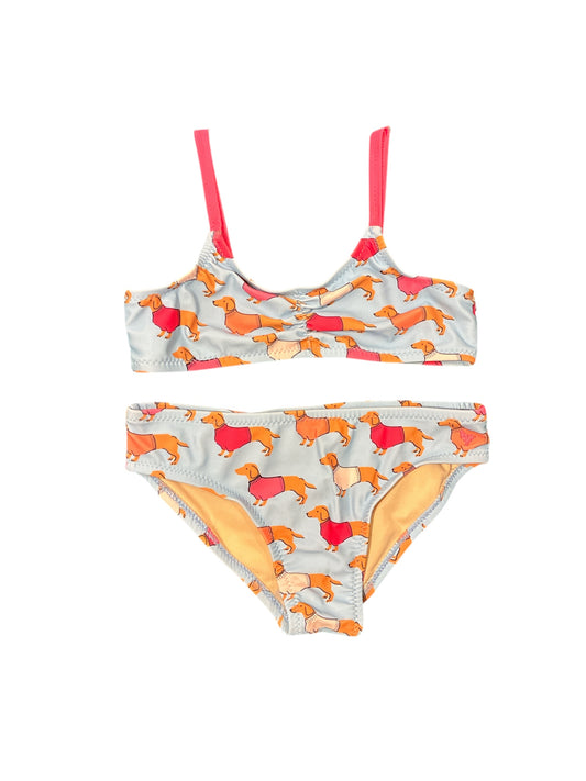 Pink Chicken Dog Swimwear Size 6