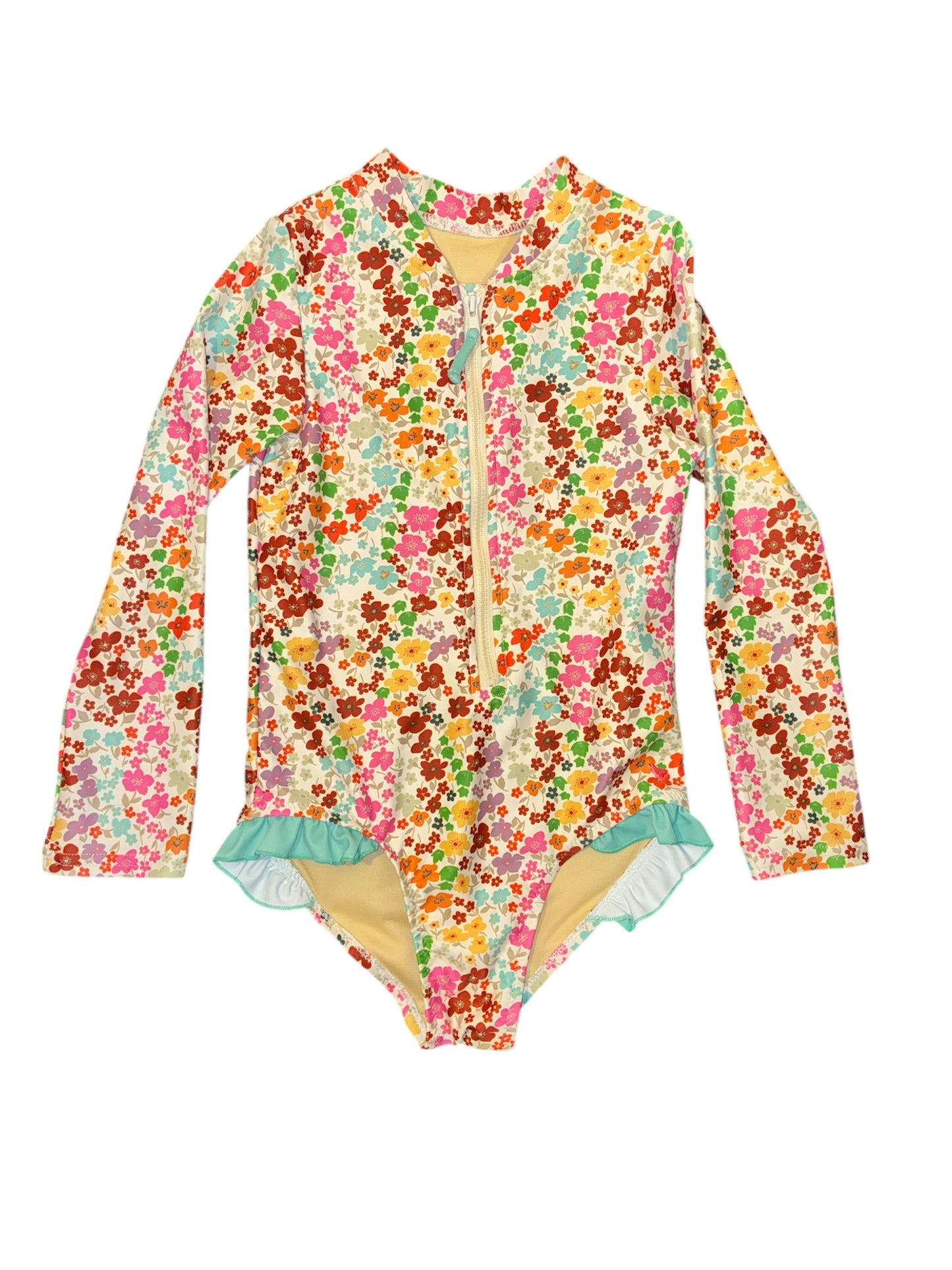 Pink Chicken Flower Swimwear Size 6