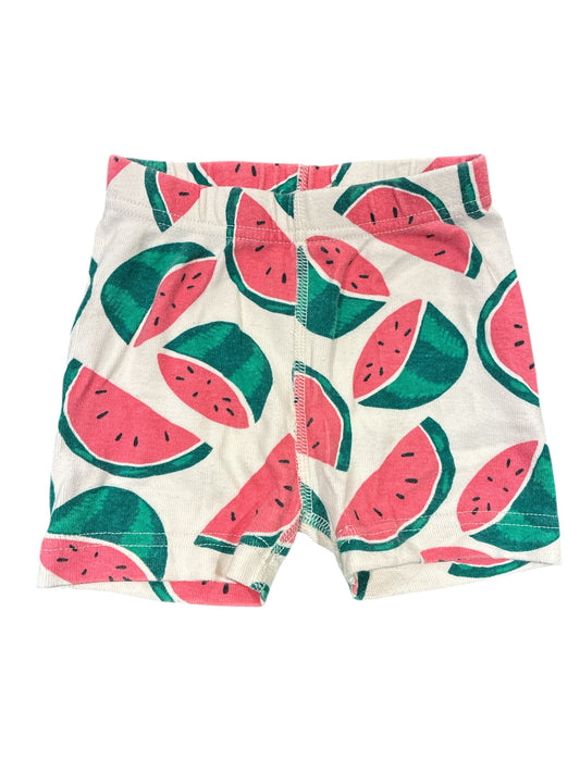 Hanna Andersson Organic Cotton Watermelon Shorts Size 3