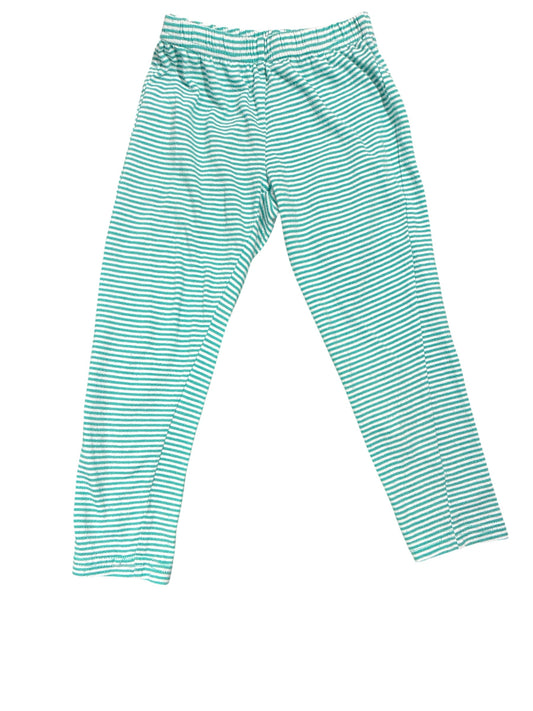 Siaomimi Green Stripe Leggings Size 5