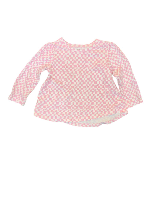 Gap Pink Checkered Top Size 3