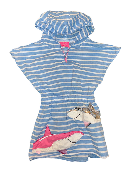 Joules Shark Swimsuit Cover Ups Size 7-8