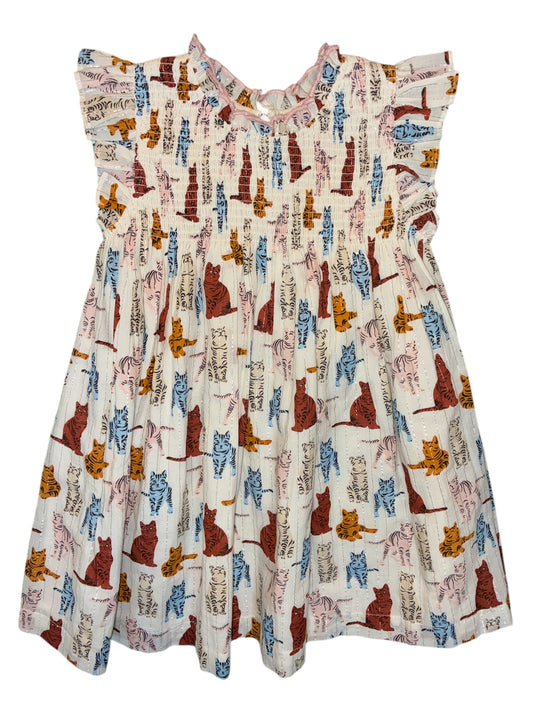 Pink Chicken Cat Dress Kids Size 2 New w/No Tag