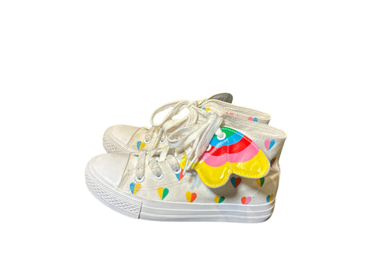 Yoki Heart Print Sneakers ~Size 2Y