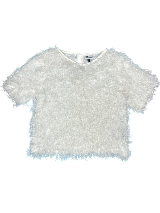 The Tiny Universe Fluffy White T-Shirt Size 8