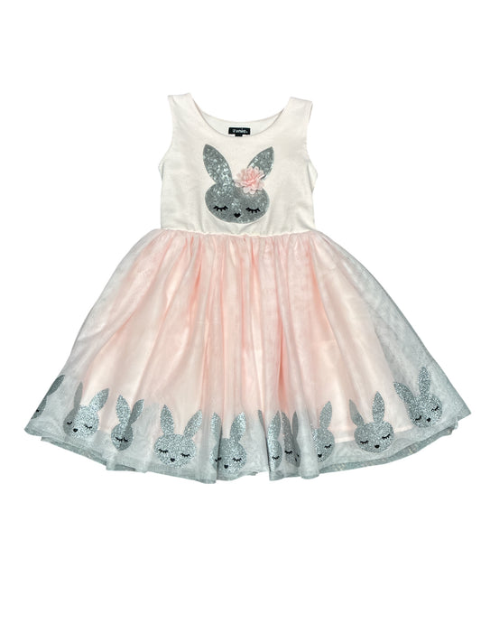 Zunie Pink Rabbit Dress Size 6