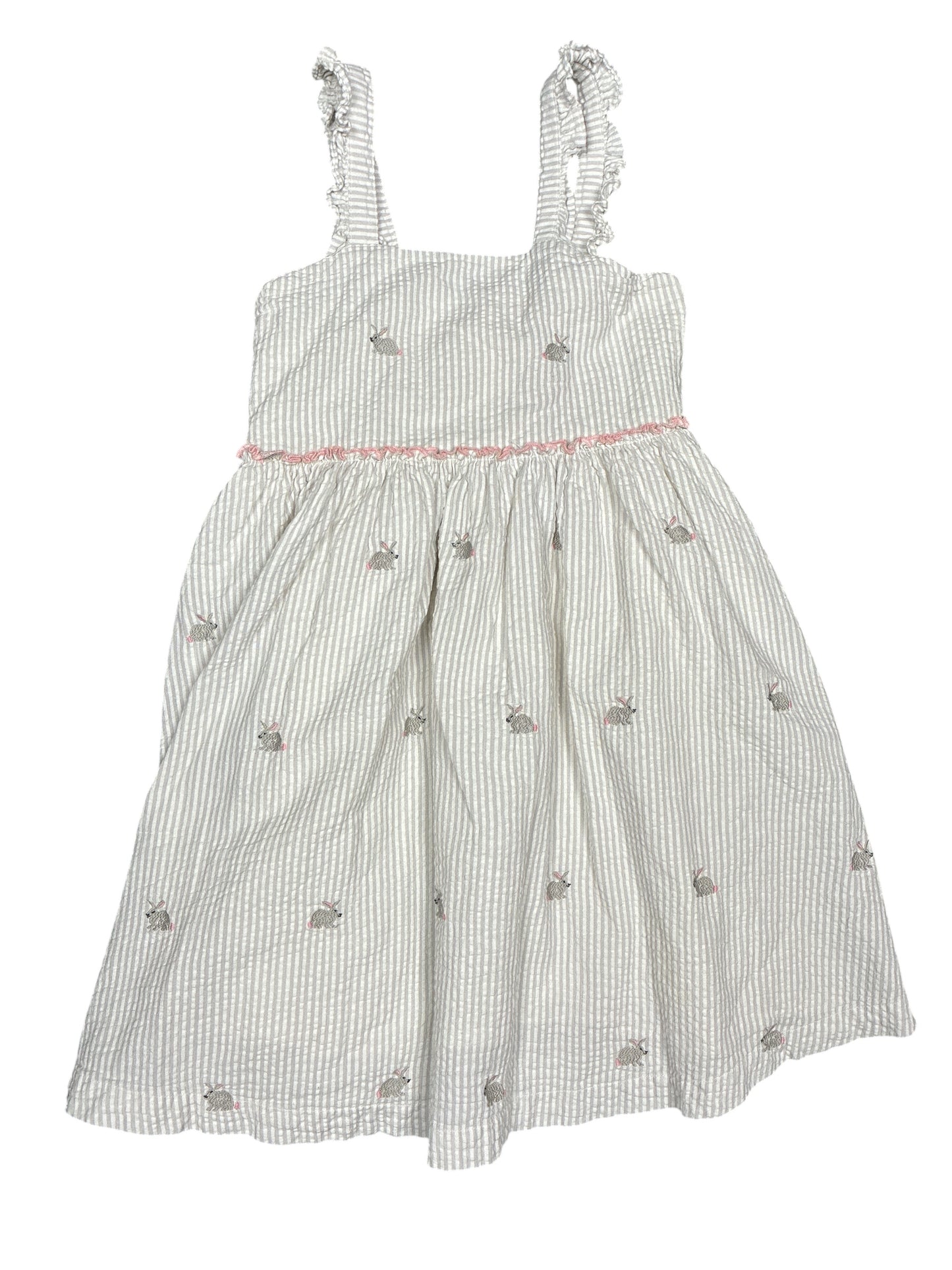 Pink Chicken Rabbit Dress Kids Size 7