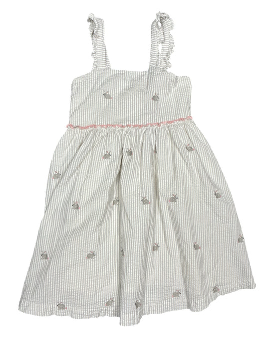 Pink Chicken Rabbit Dress Kids Size 7