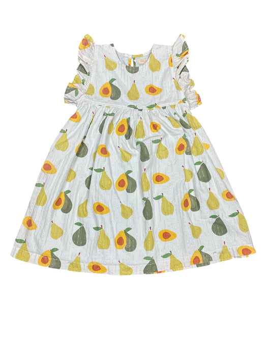 Pink Chicken Avocado Dress Kids Size 6
