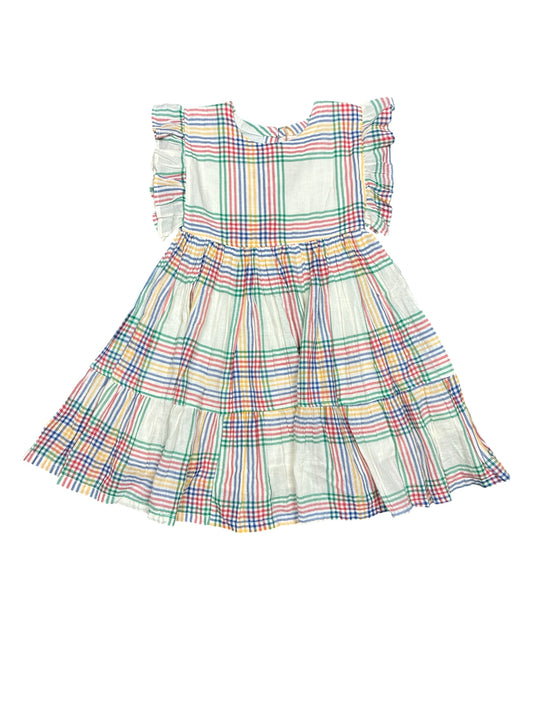 Pink Chicken Checkered Dress Kids Size 6 New w/No Tag