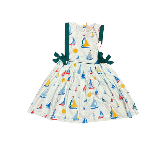 Pink Chicken Sailboat Dress Kids Size 7 New w/out Tag