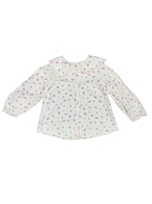 Zara Flower Shirt Size 3-4