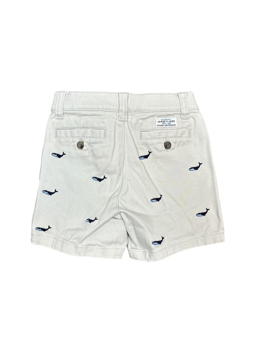 Janie and Jack Embroidered Whales Short Size 2
