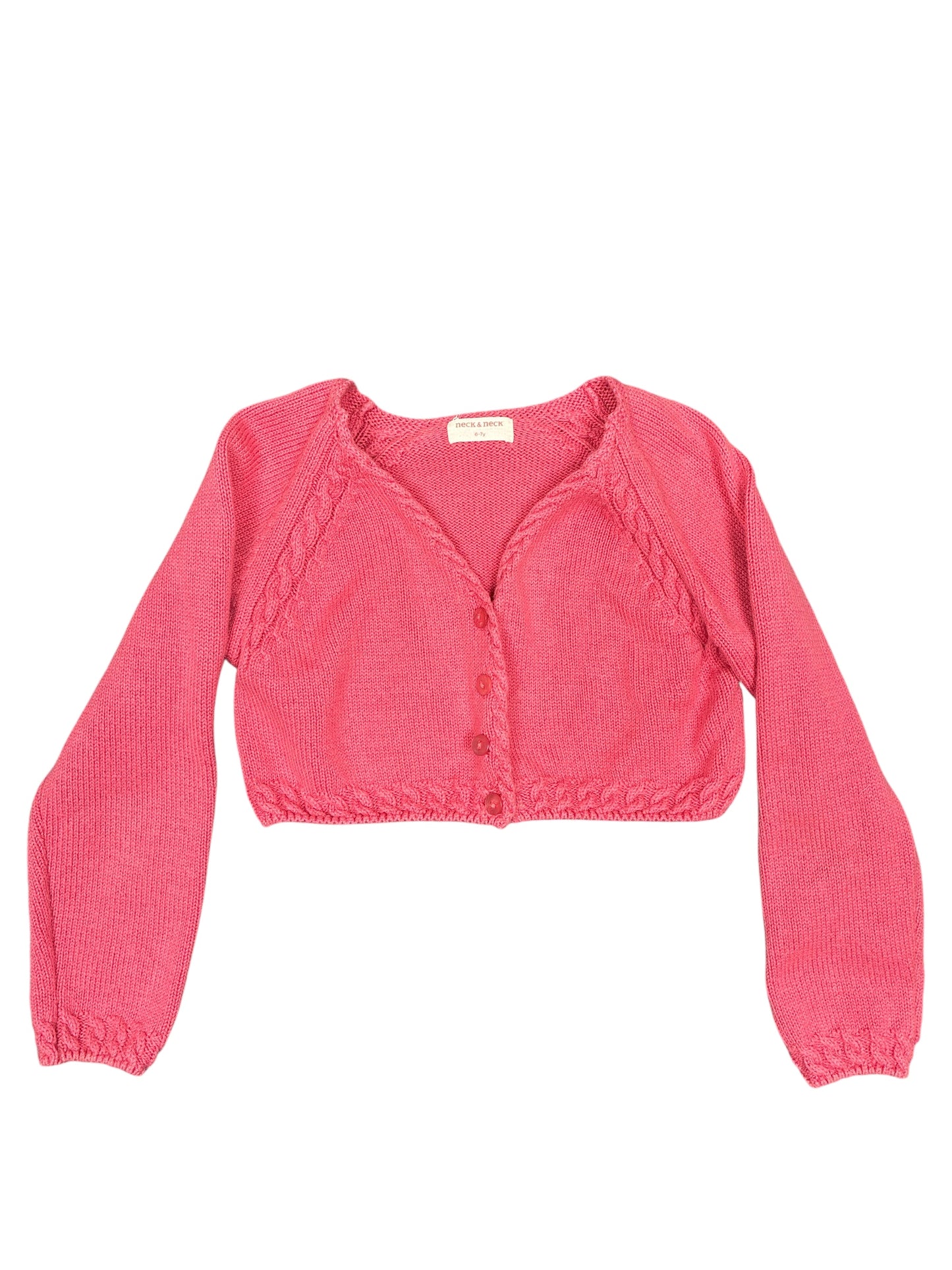 Neck & Neck Cropped Cardigan Size 6-7