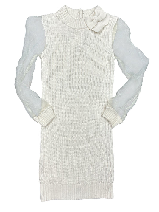 Janie and Jack White Sweater Dress Size 7
