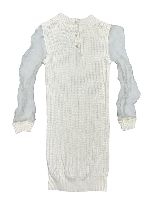 Janie and Jack White Sweater Dress Size 7