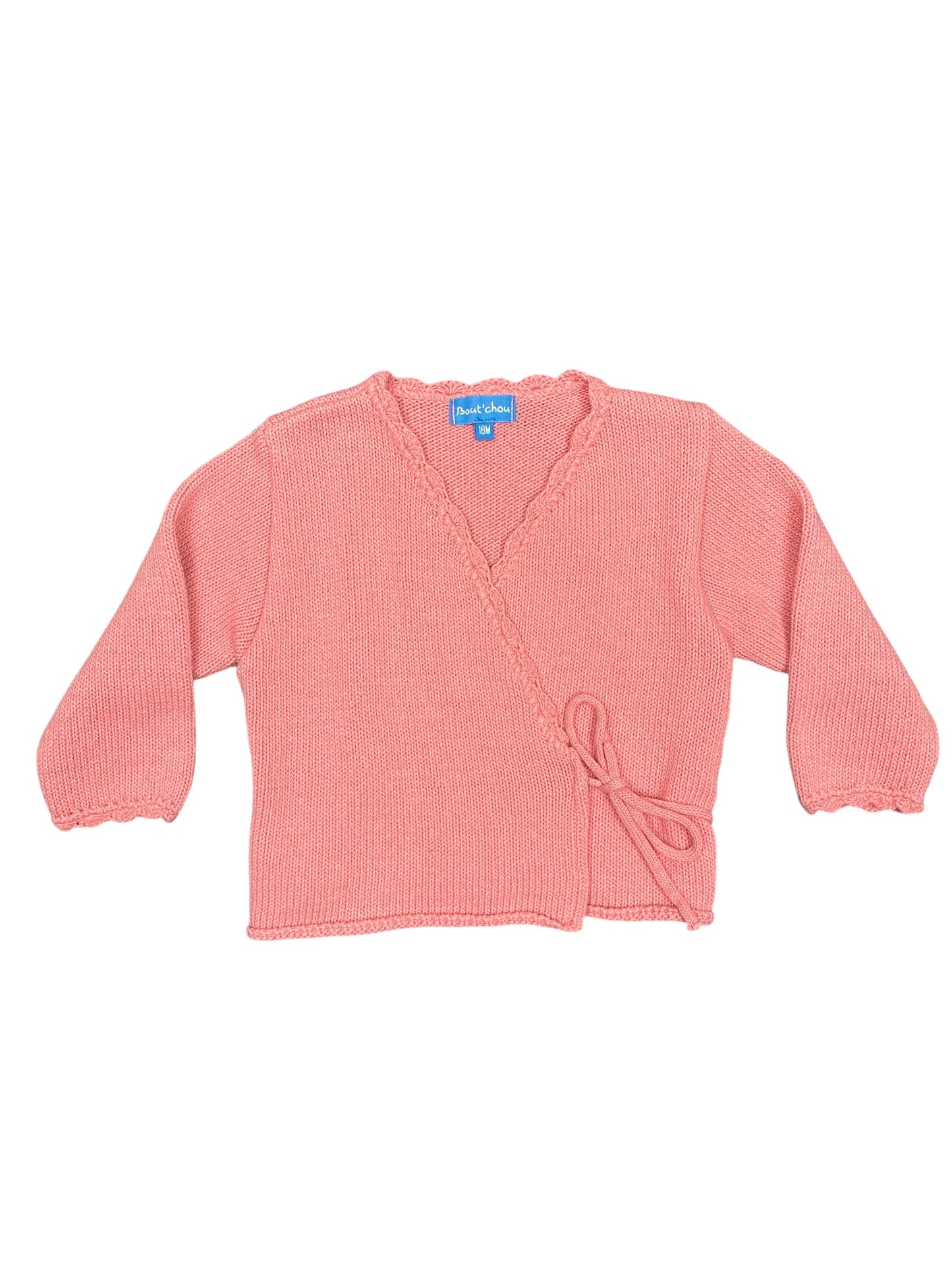 Bout'Chou Pink Cardigan Size 18 Months