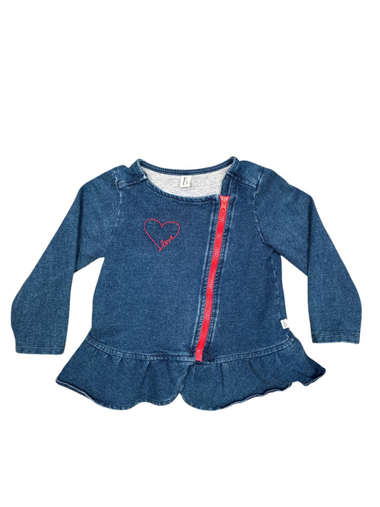 ED Zip-Up Jeans Jacket Size 24 Months
