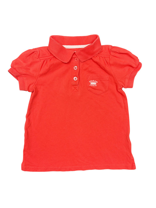 Juicy Couture Girls Polo Shirt Size 5