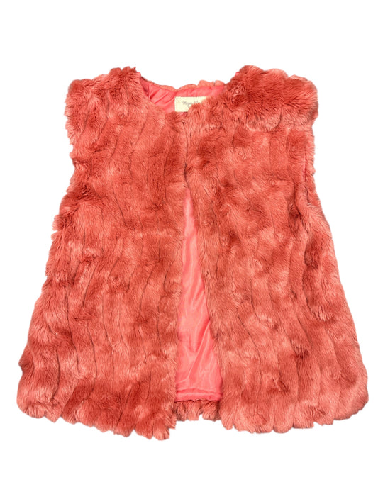 Mayoral Faux Fur Vest Size 7