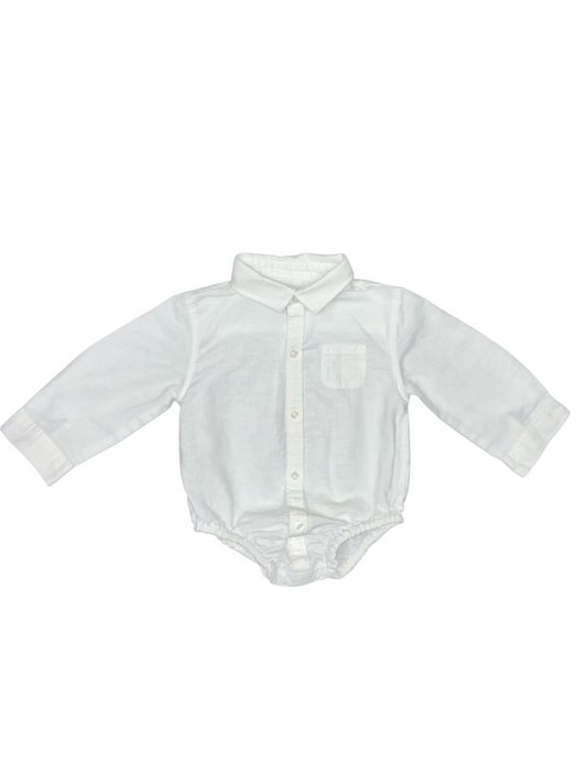 Janie and Jack Linen Bodysuit Size 12-18 Months