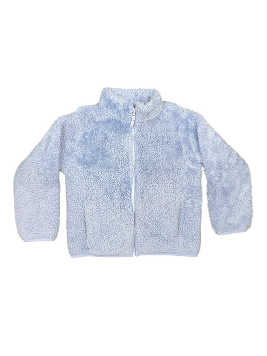 Fluffy Yarn Fleece Full-Zip Jacket Size 7-8