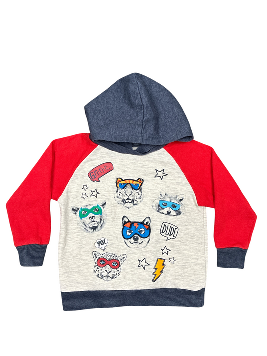 Little Rebels Hooded Sweatshirt Size 3