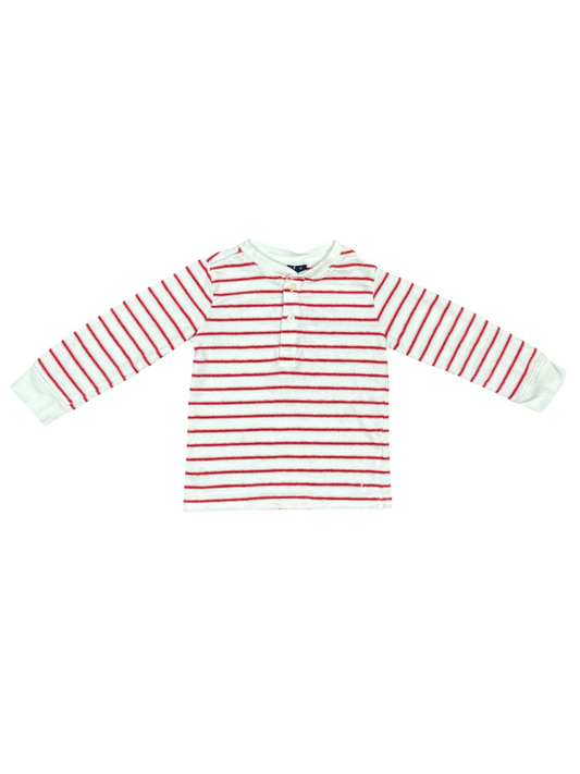 Janie and Jack Henley Tee Size 2