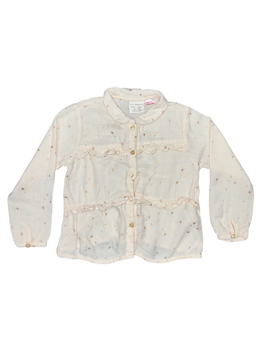 Zara Ivory Blouse Size 2-3
