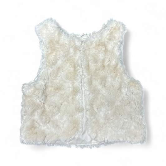 H&M Faux Fur Vest Size 7-8