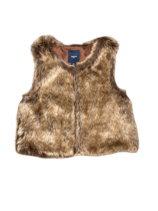Gap Faux Fur Vest Size M (8-9)